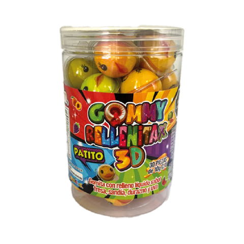 GOMMY RELLENITAX 3D PATITOS