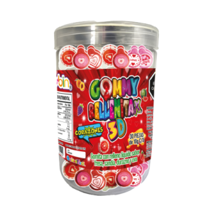 GOMMY RELLENITAX 3D CORAZONES
