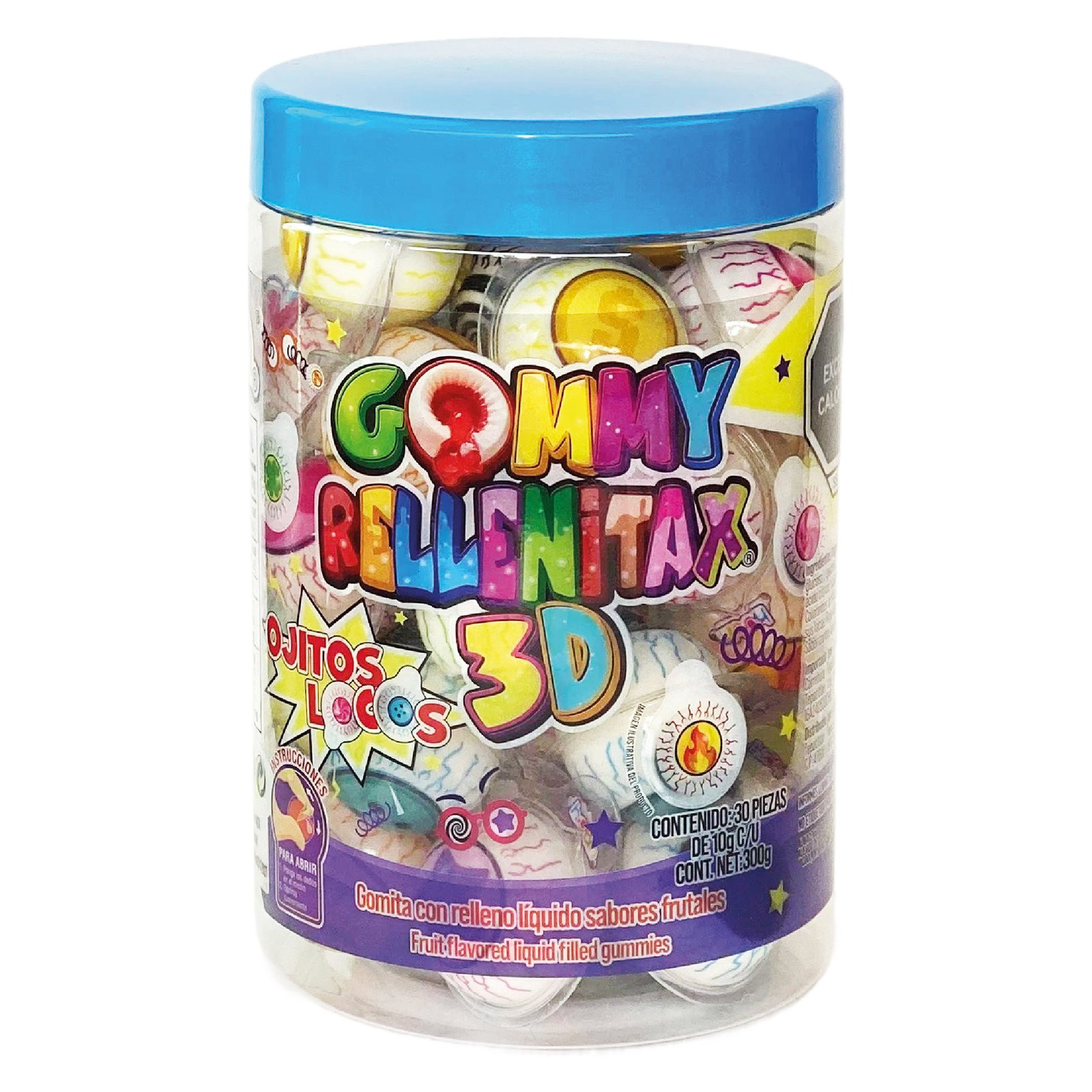 GOMMY RELLENITAX OJITOS LOCOS 3D