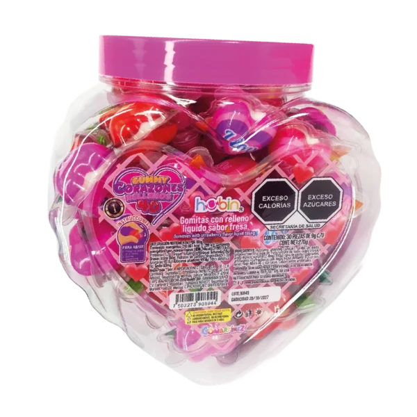 GUMMY CORAZONES RELLENOS 4D