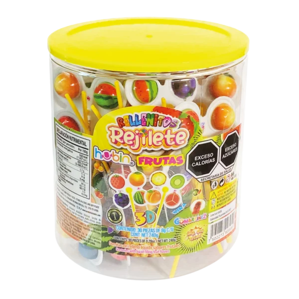 RELLENOS REJILETE 3D FRUTAS